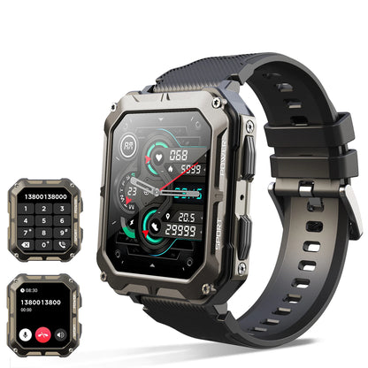 Pro Smart Watch C20 – Voice Assistant, Wireless Call, IP68 Waterproof for Android & iOS