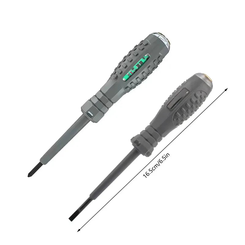 Electrician Screwdriver 12-220V Voltage Tester Pen – AC/DC Induction Insulated Hand Tools