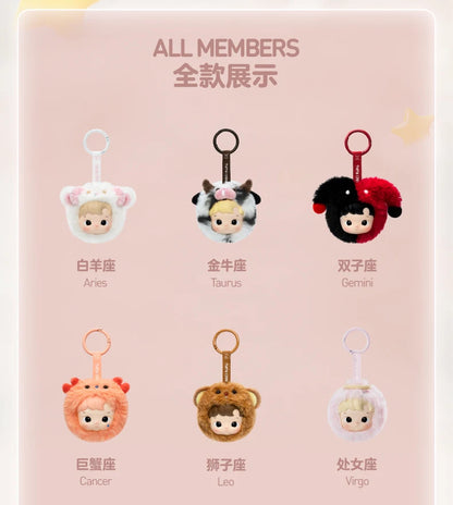 Authentic Hacipupu Constellation Series – Cute Vinyl Keychain Pendant Gift - The Prime Shop