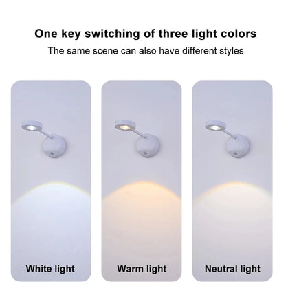 Motion Sensor Night Light - Wireless USB LED for Kitchen, Bedroom, Living Room - The Prime Shop