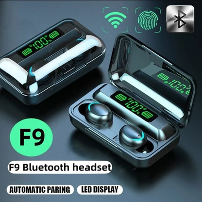Bluetooth Wireless Earphones – HiFi Stereo Sports Earbuds with Mic & Hands-Free Calling