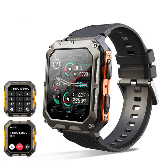 Pro Smart Watch C20 – Voice Assistant, Wireless Call, IP68 Waterproof for Android & iOS
