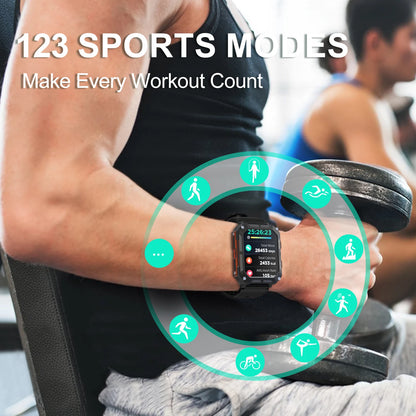 Pro Smart Watch C20 – Voice Assistant, Wireless Call, IP68 Waterproof for Android & iOS