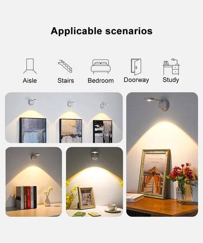 Motion Sensor Night Light - Wireless USB LED for Kitchen, Bedroom, Living Room - The Prime Shop