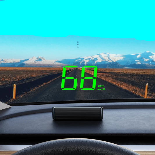 Car Head-Up Display – GPS Digital M2 Speedometer HUD Projector for All Vehicles