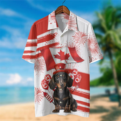 Happy Canada Day 3D Shirt – Maple Leaf Patriotic Tee for Men & Women