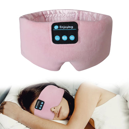Eye Mask with Bluetooth Headphones – Adjustable Music Sleep Mask for Comfort and Insomnia - The Prime Shop